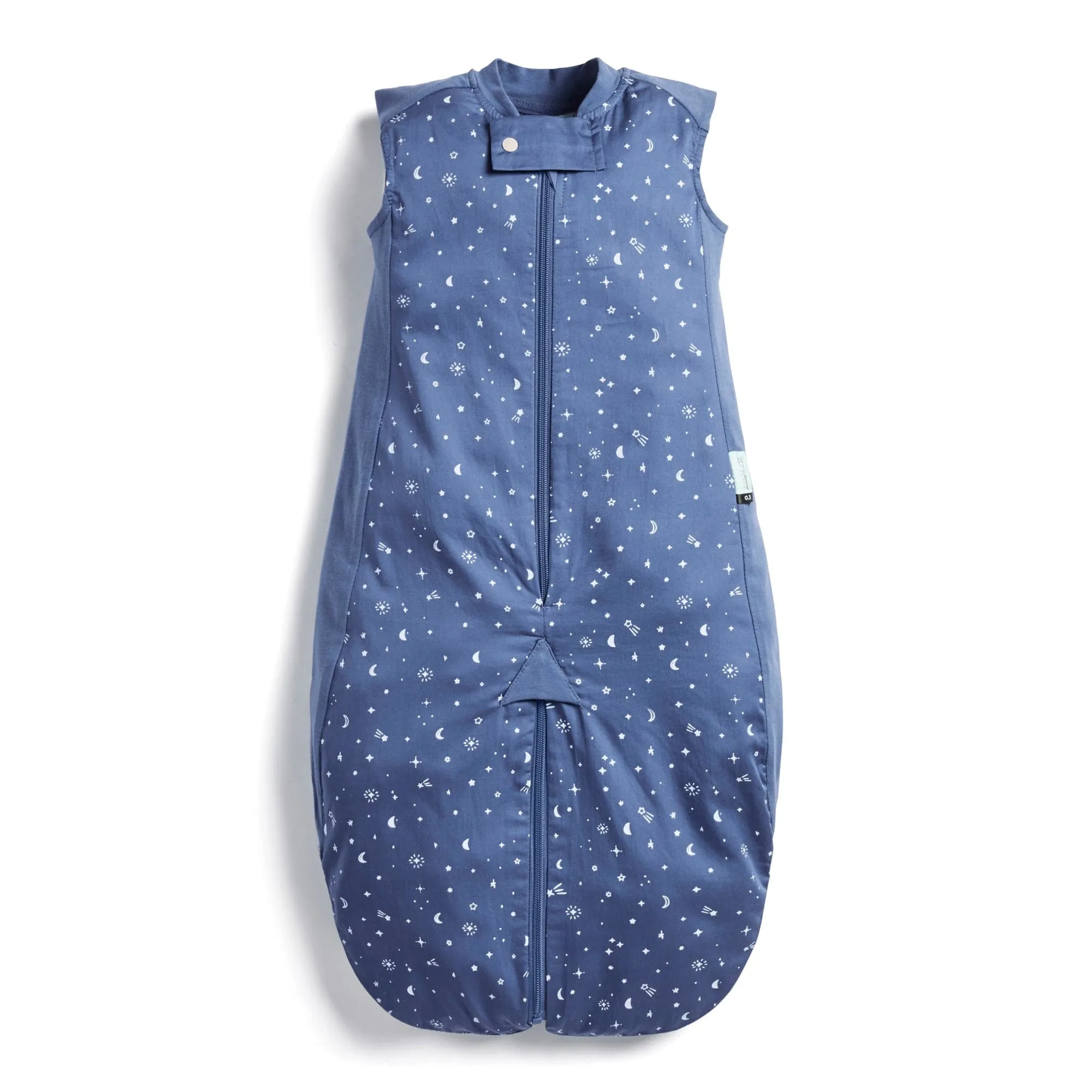 Organic All Year Short Sleeved 2 in 1 Sleeping Suit Bag - Night Sky