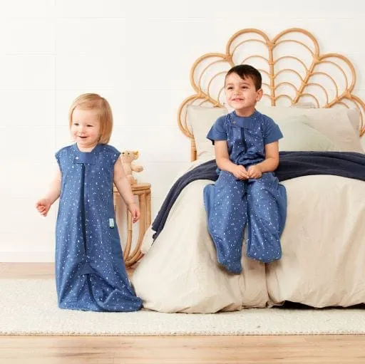 Organic Summer 2 in 1  Sleeping Suit Bag - Night Sky