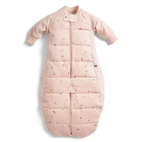 Organic Winter Long Sleeved 2 in 1 Sleeping Suit Bag - Daisies