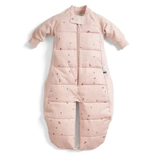 Organic Winter Long Sleeved 2 in 1 Sleeping Suit Bag - Daisies