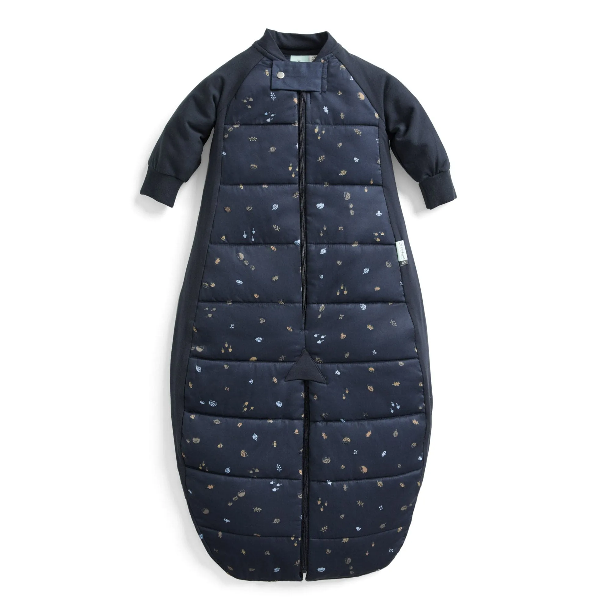 Organic Winter Long Sleeved 2 in 1 Sleeping Suit Bag - Extra Warm - Hedgehog