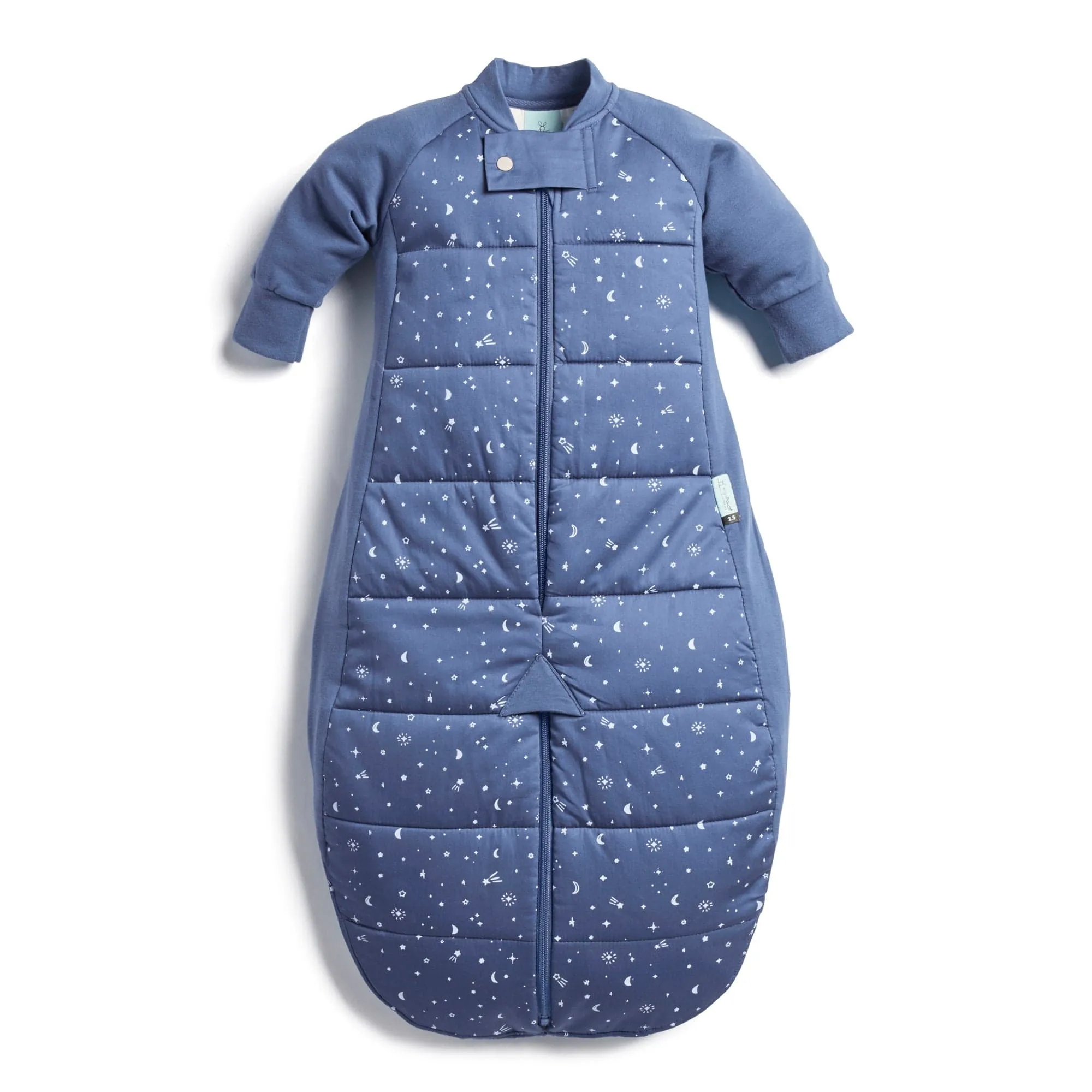 Organic Winter Long Sleeved 2 in 1 Sleeping Suit Bag - Night Sky