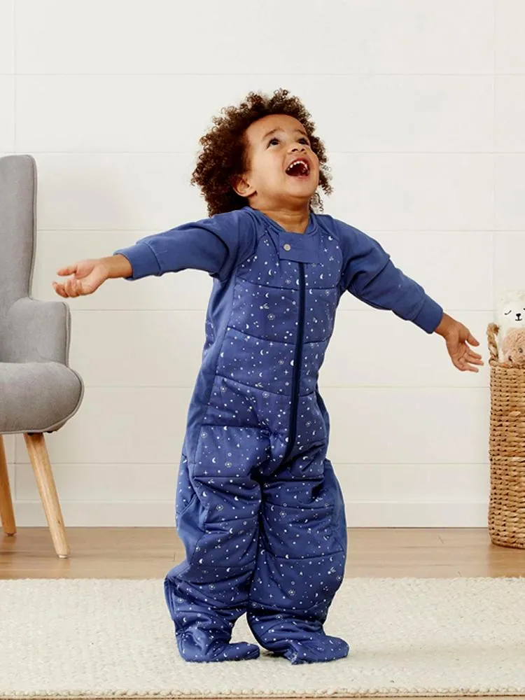 Organic Winter Long Sleeved 2 in 1 Sleeping Suit Bag