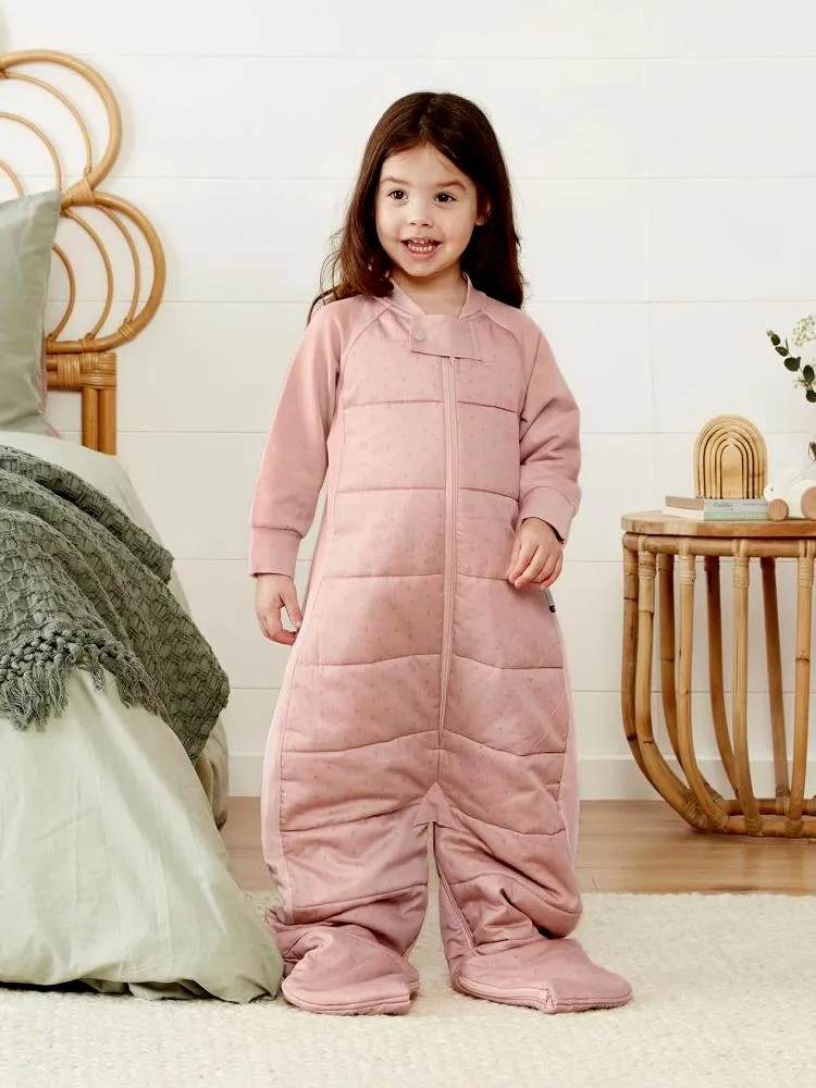 Organic Winter Long Sleeved 2 in 1 Sleeping Suit Bag