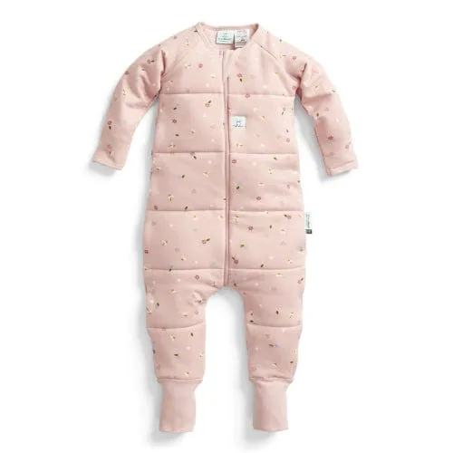Organic Winter Long Sleeved Sleep Onesie - Daisies