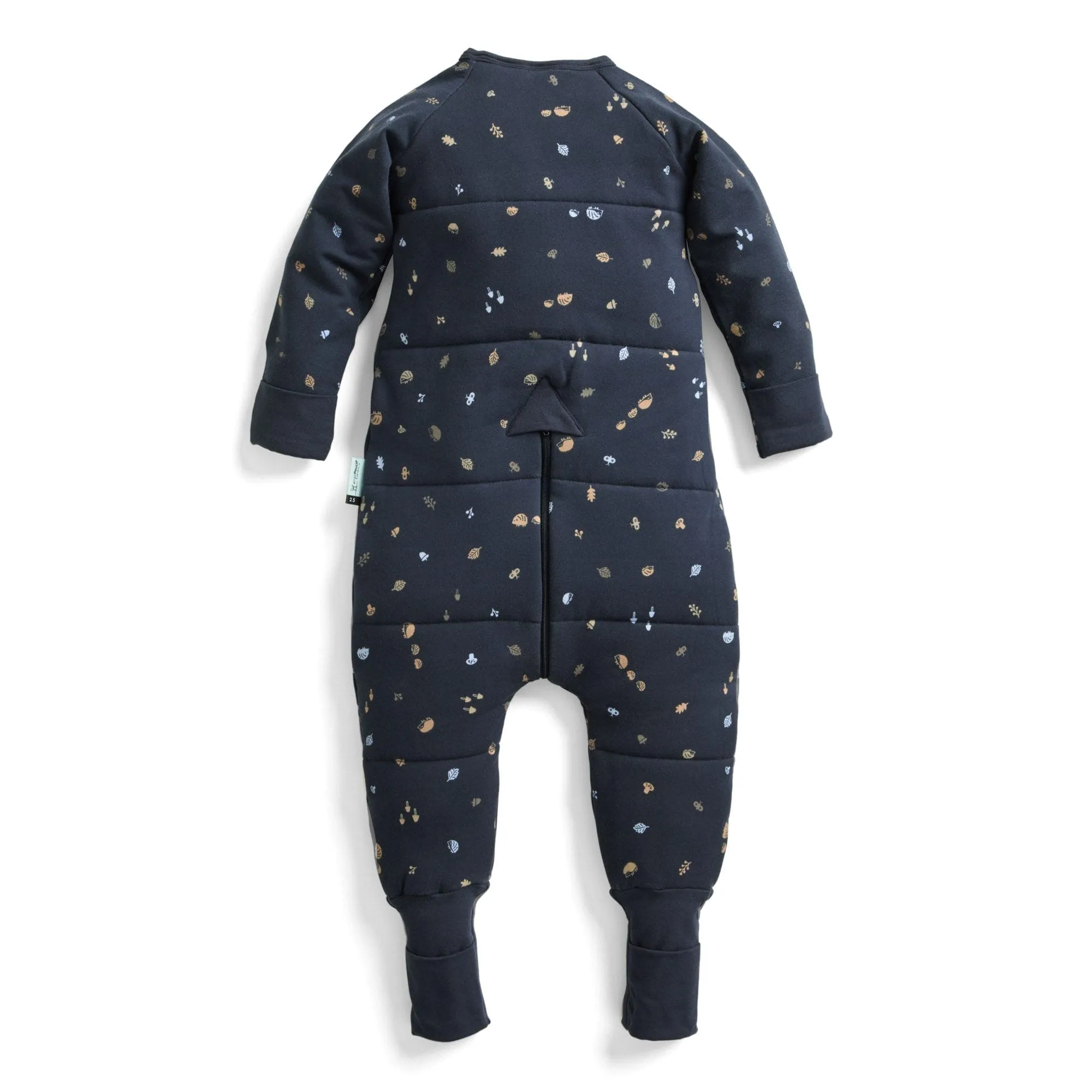 Organic Winter Long Sleeved Sleep Onesie - Hedgehog