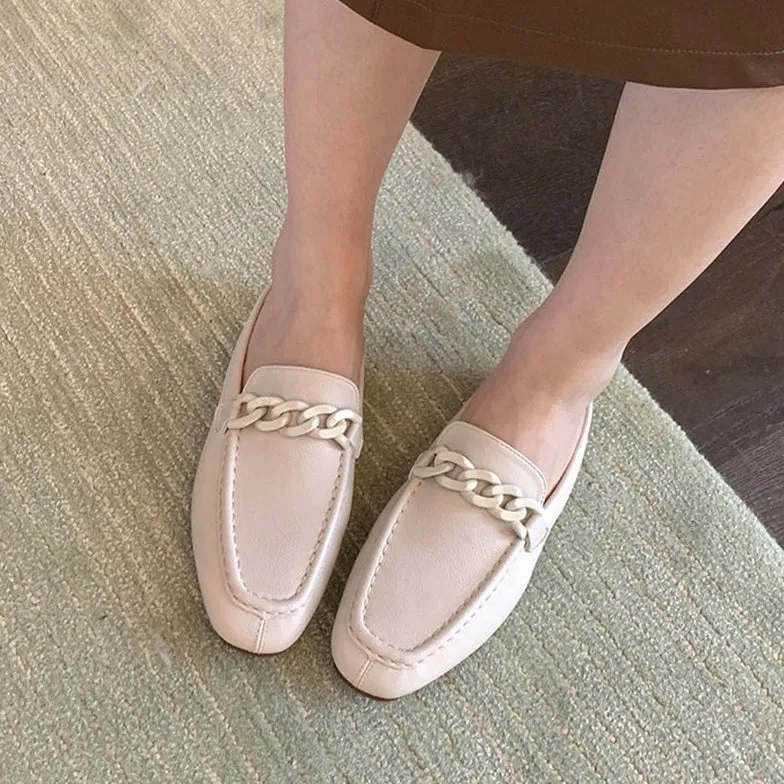 Pazia Buckle Slip On Mules