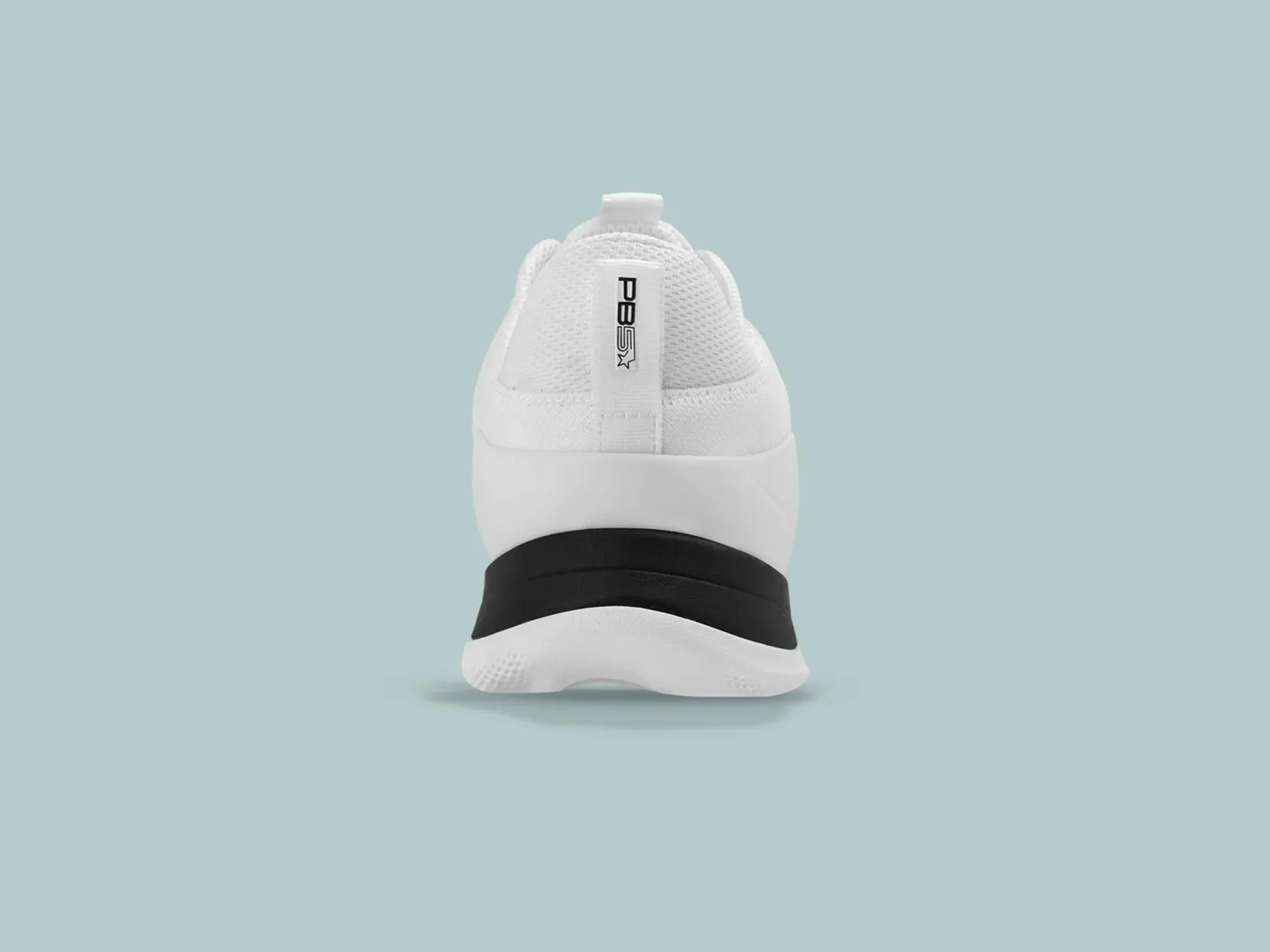 PB5star Women's PB5 Court 2 Court Sneaker in White/Black