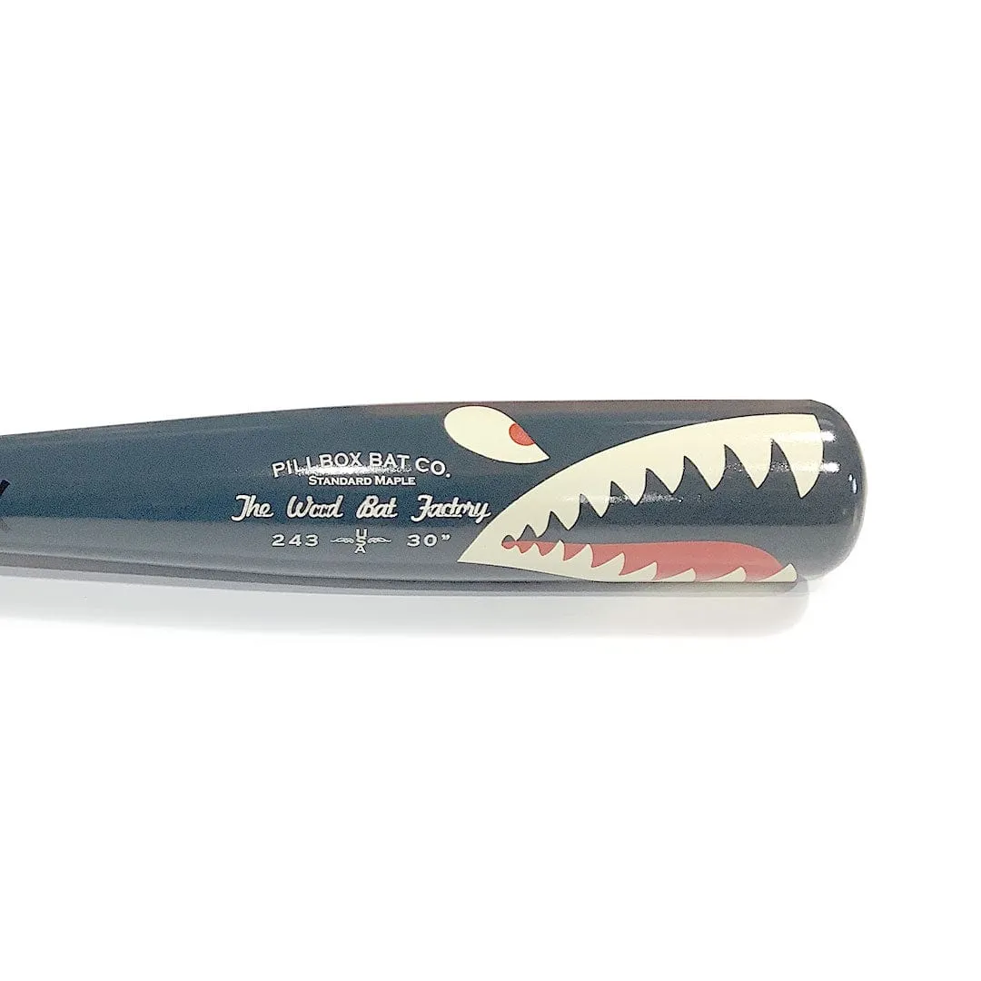 Pillbox PB243 SHARK Wood Player Bat | Maple | 30" (-3)