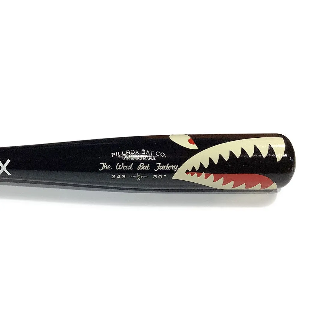 Pillbox PB243 SHARK Wood Player Bat | Maple | 30" (-3)