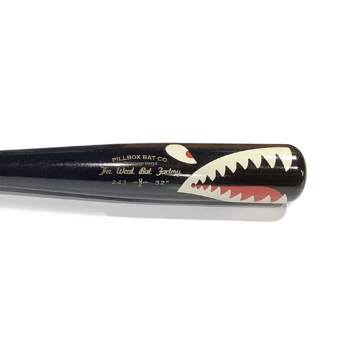 Pillbox PB243 SHARK Wood Player Bat | Maple | 32" (-2)