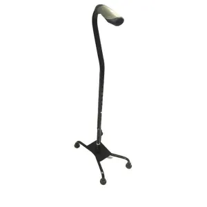 PQUIP Quad Tip Small Cane With TPR Handle