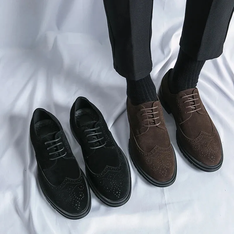 PrestigeWear Carved Design Business Loafers