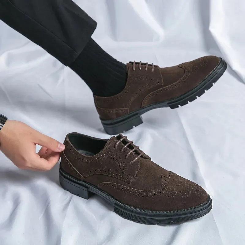 PrestigeWear Carved Design Business Loafers
