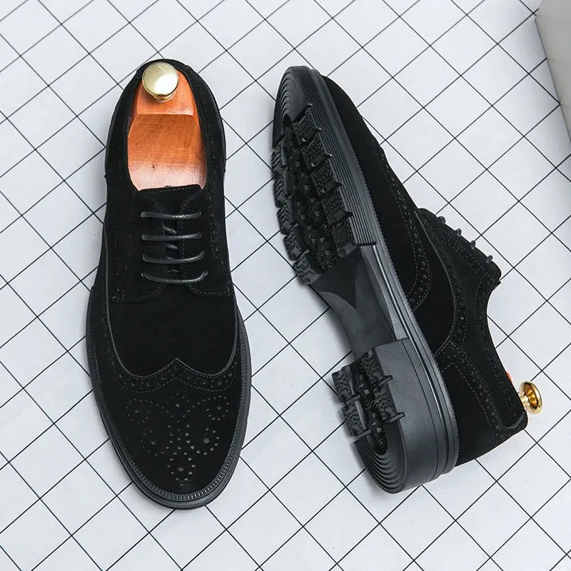 PrestigeWear Carved Design Business Loafers