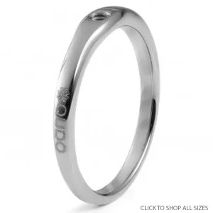 Qudo Extra Thin Ring - Silver