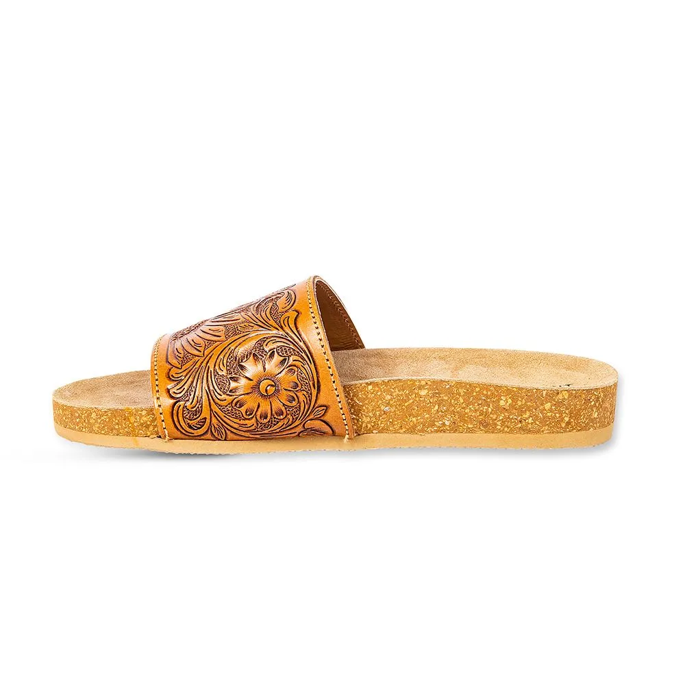 S-9661 Dottie Hand tooled Sandals