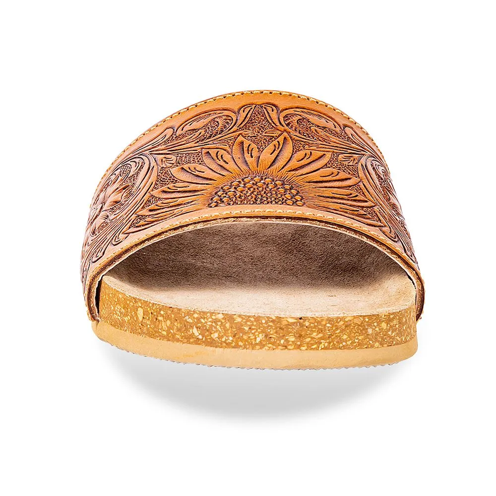S-9661 Dottie Hand tooled Sandals