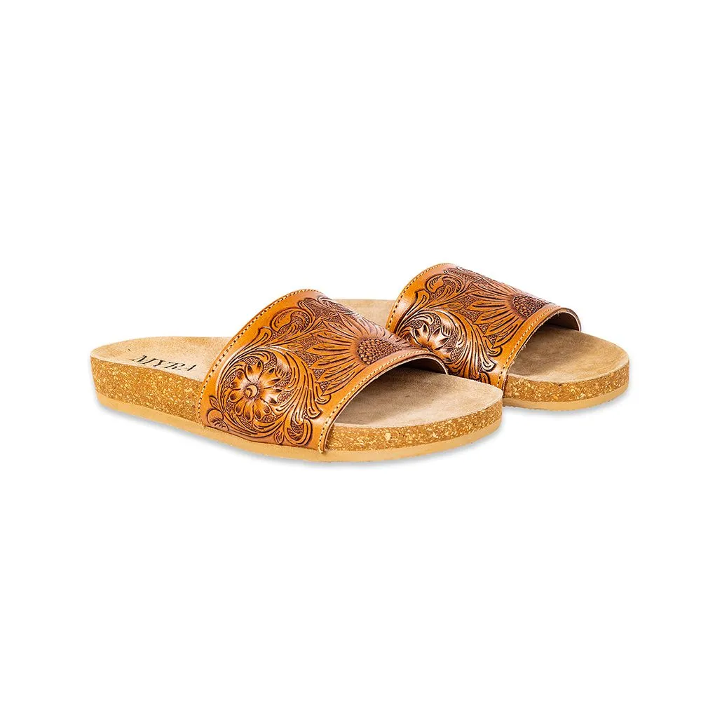 S-9661 Dottie Hand tooled Sandals