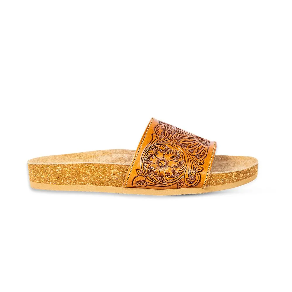 S-9661 Dottie Hand tooled Sandals