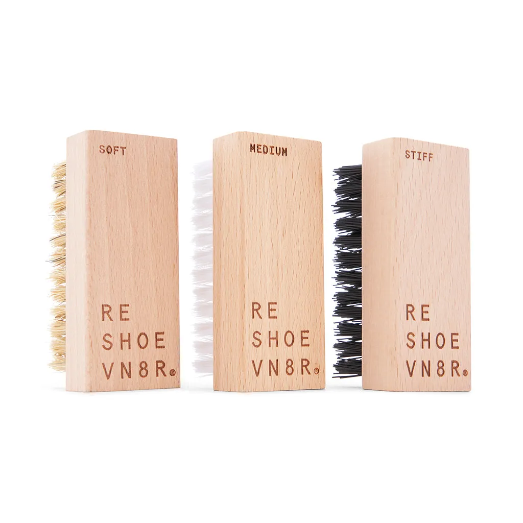 SHOE CARE 3 BRUSH PACK