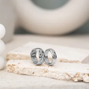 Silver Waffle Ring