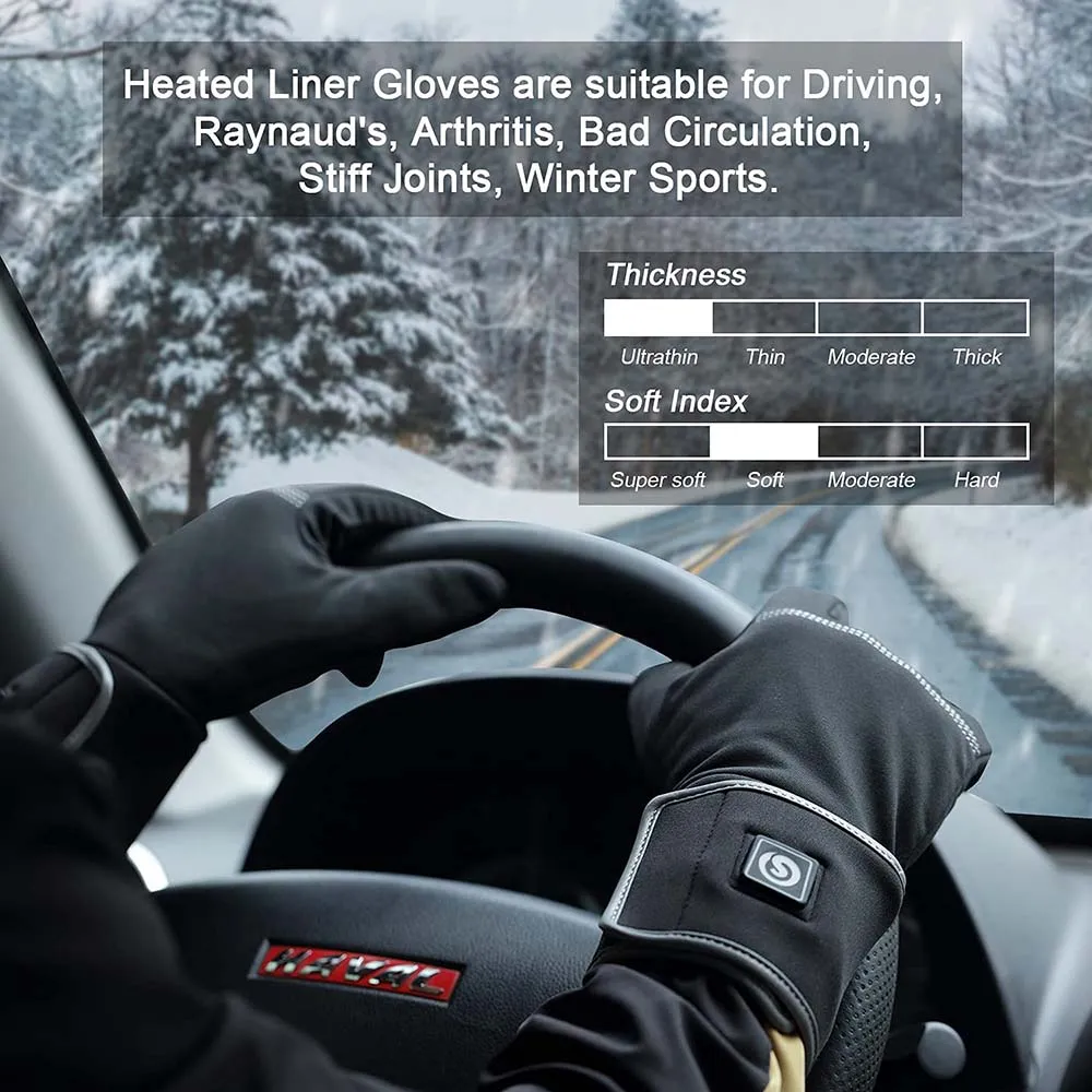 Slim Fit Heated Glove Liners