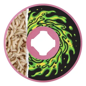 Slime Balls - Tear Away Maggots Neon Pink Hardline 54MM 97A Skateboard Wheels