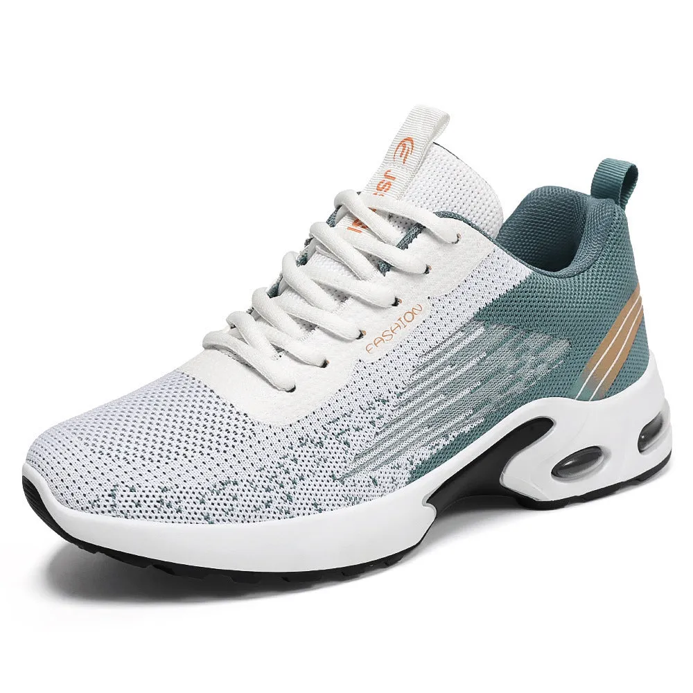 Summer New Flying Woven Air Cushion Sneakers