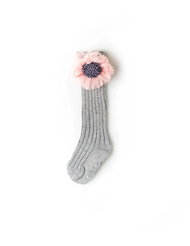 Sunflower Knee Socks Grey
