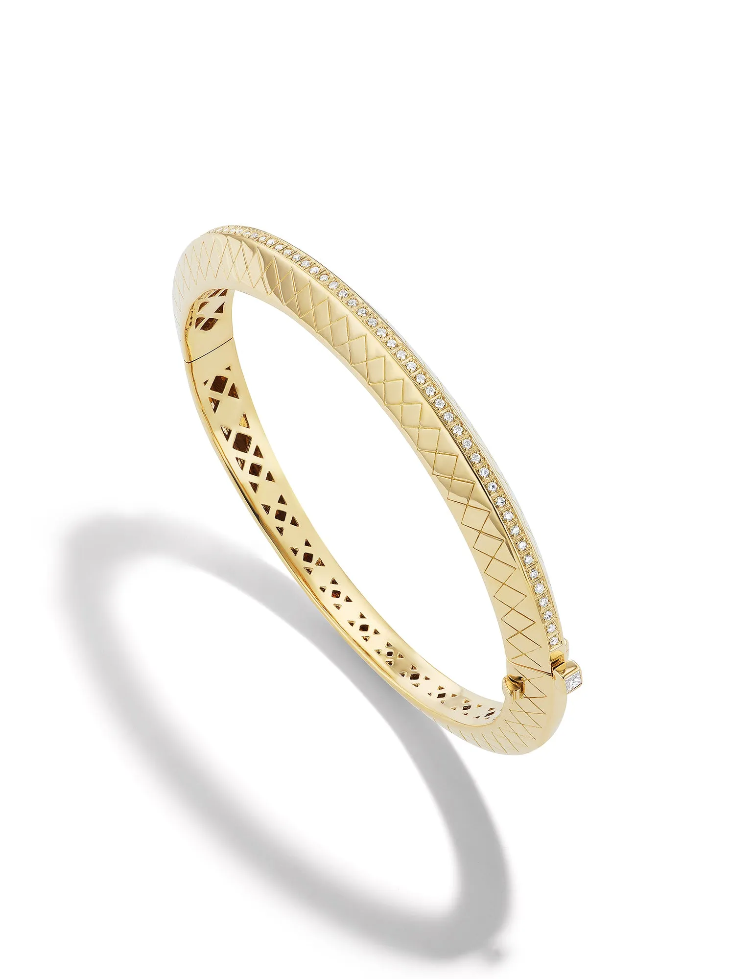 Temple Tile Thin Bangle