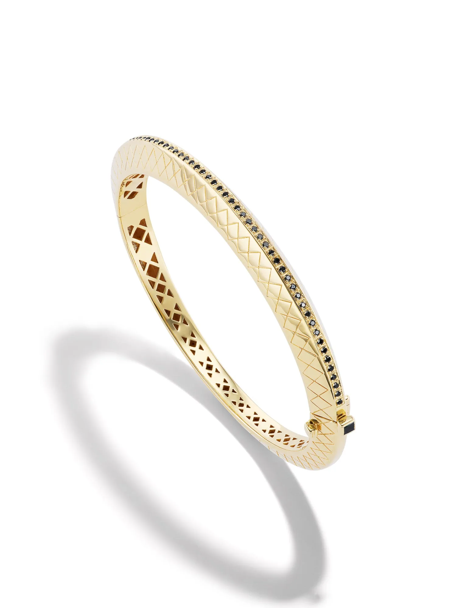 Temple Tile Thin Bangle