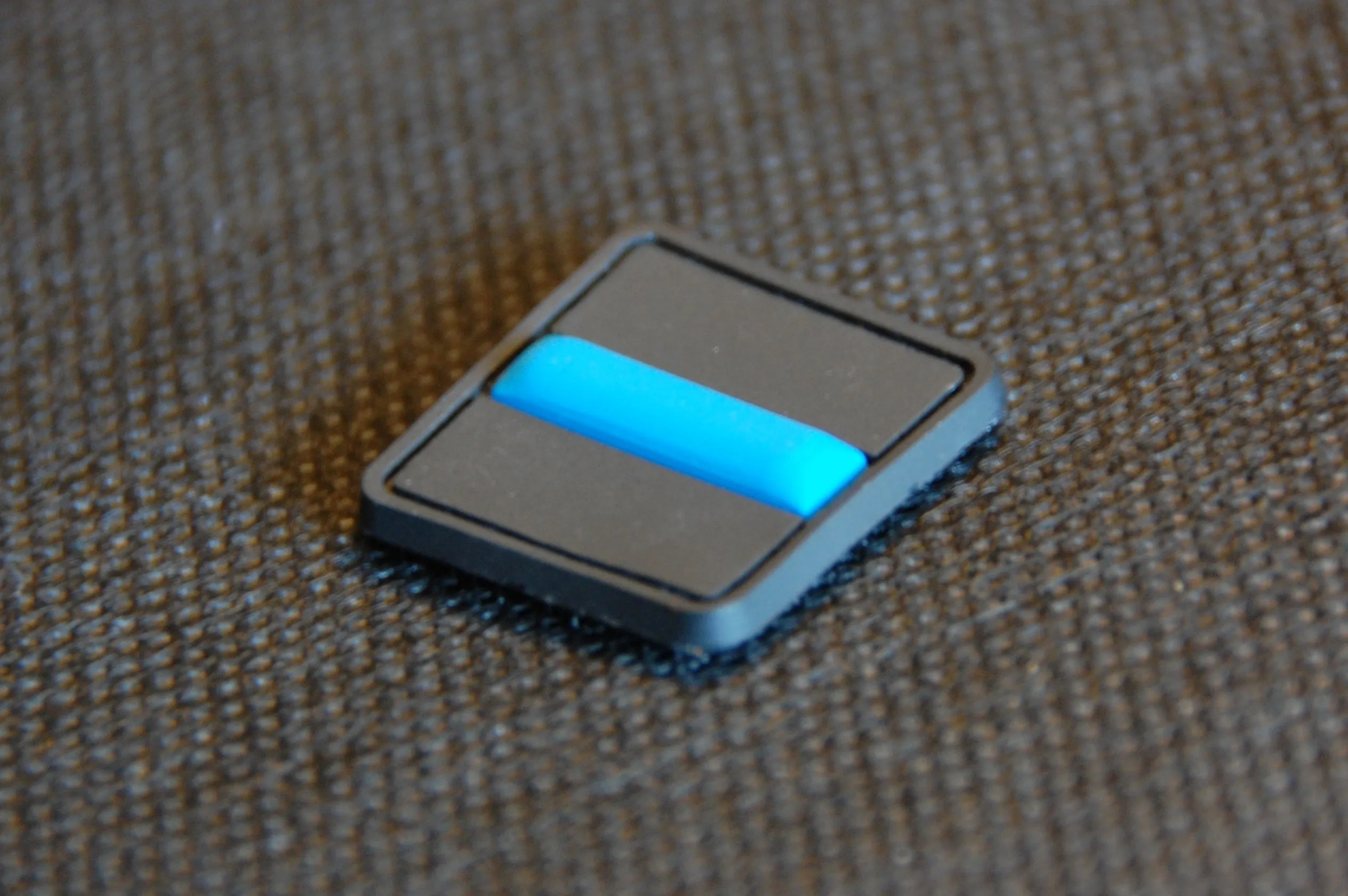 Thin Blue Line Cat Eye PVC Patch