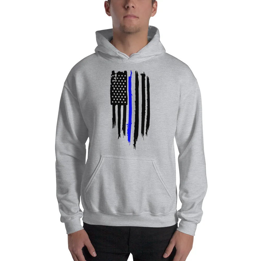 Thin Blue Line Hooded Sweatshirt