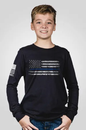 Thin Blue - Youth Long Sleeve