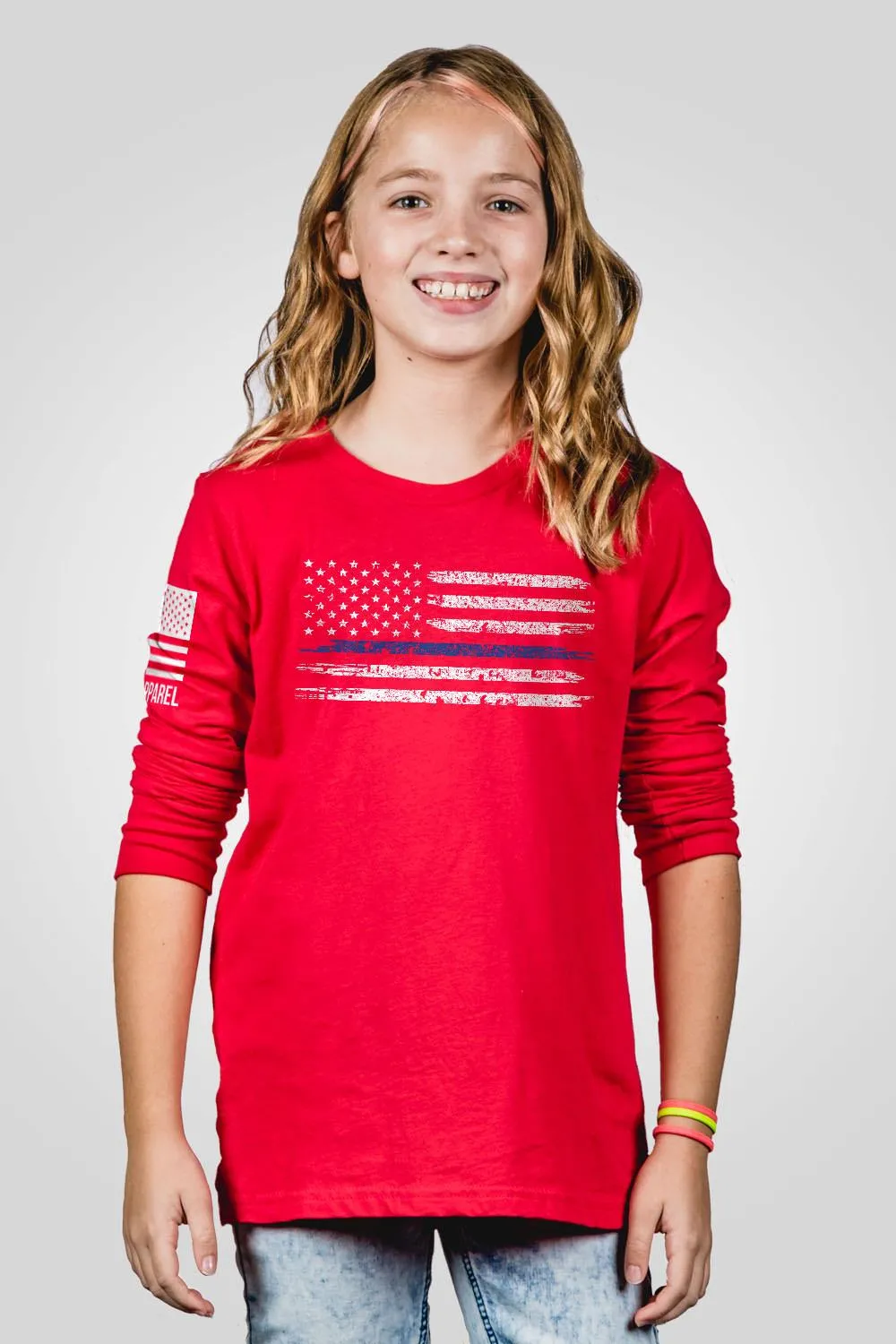 Thin Blue - Youth Long Sleeve