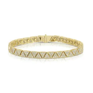 Thin Diamond Cleo Bracelet