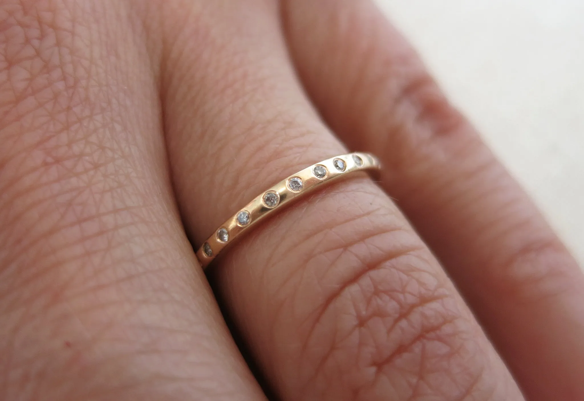 Thin Diamond Eternity Band