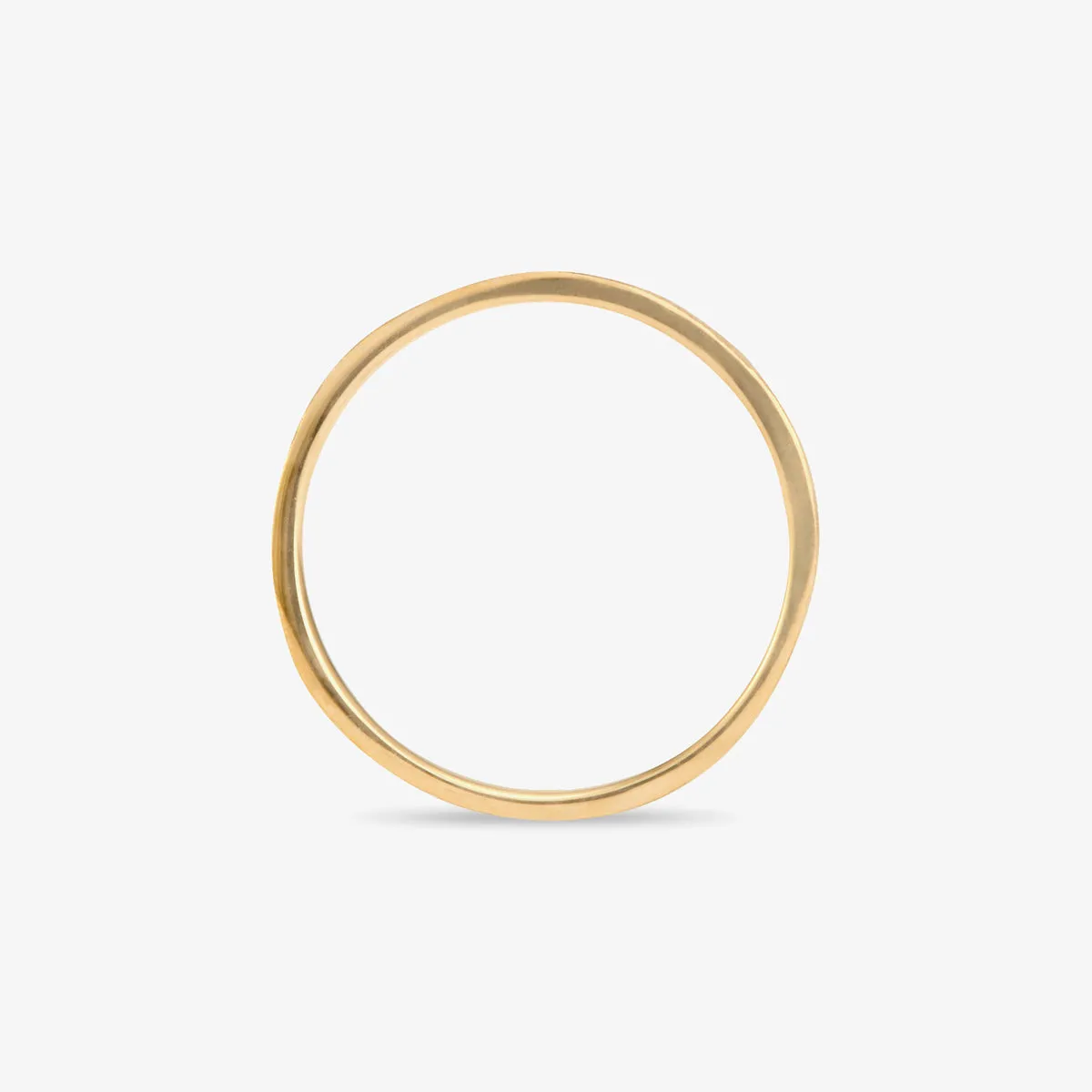 Thin Hammered Band | R4002