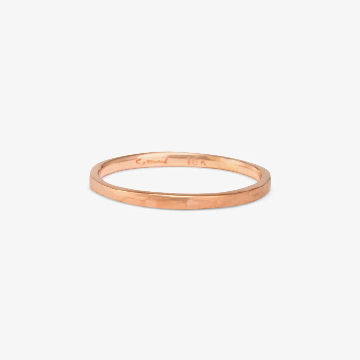Thin Hammered Band | R4002