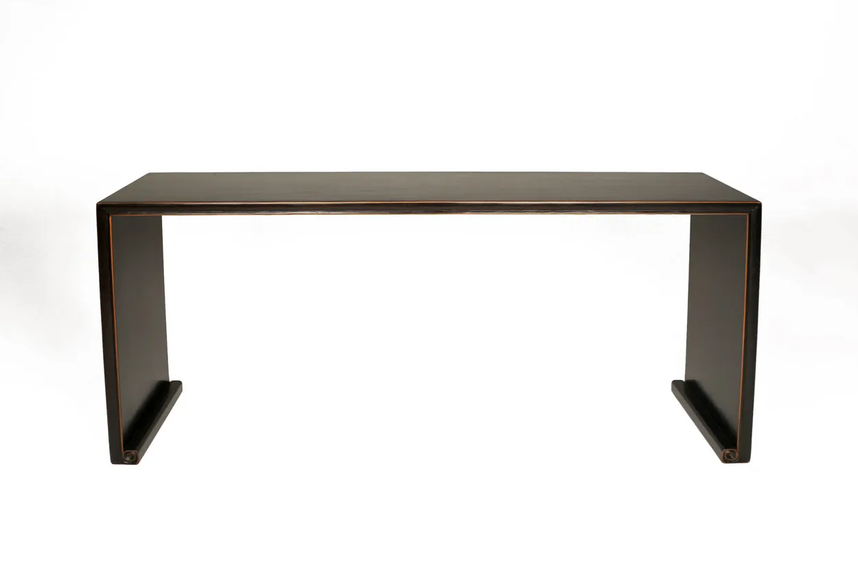 Thin Mandarin Console in Ebony