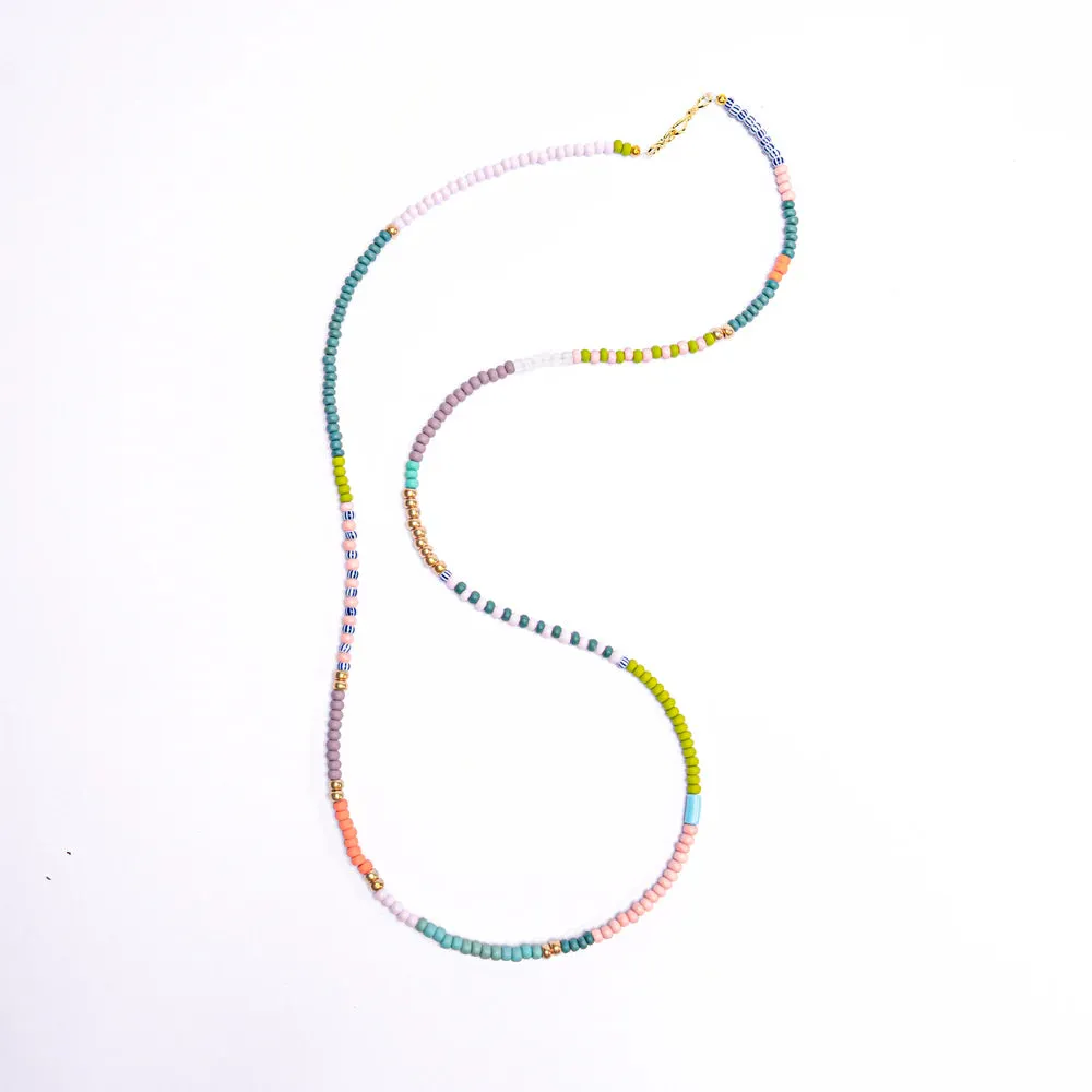 Thin Mixed Media Necklace