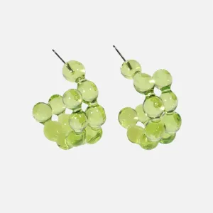 Thin Molten Hoop Earrings