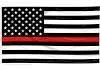THIN RED LINE 3X5 FLAG