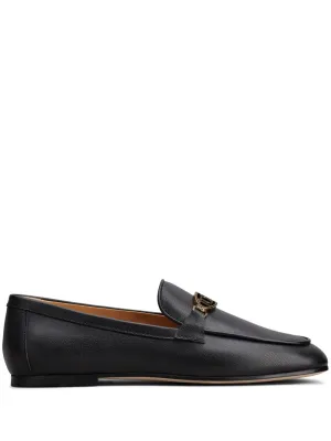 Tod's logo-plaque leather loafers