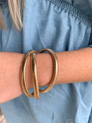 Twisted Thin Bracelet Set