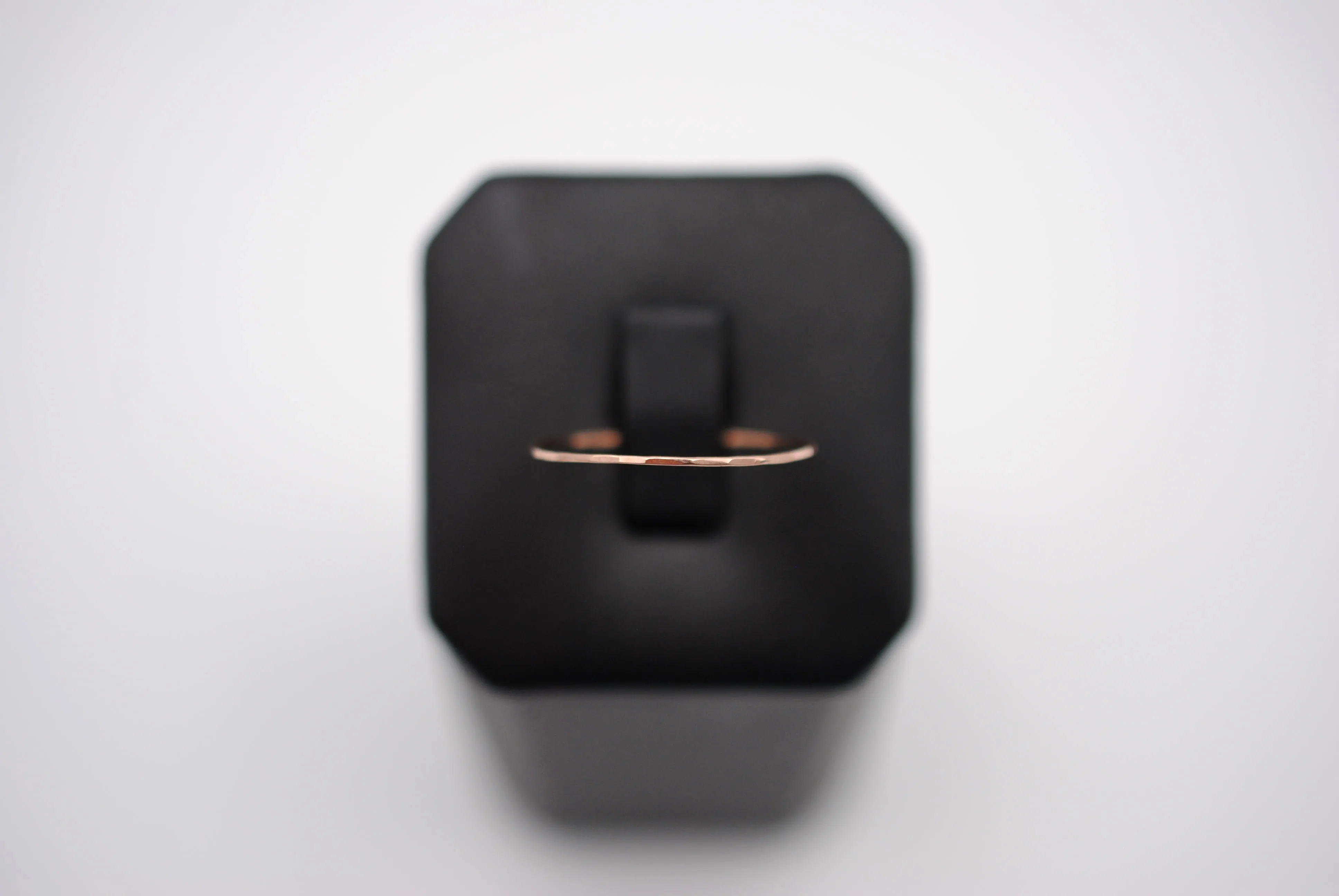 Ultra Thin Rose Gold Stacker Ring