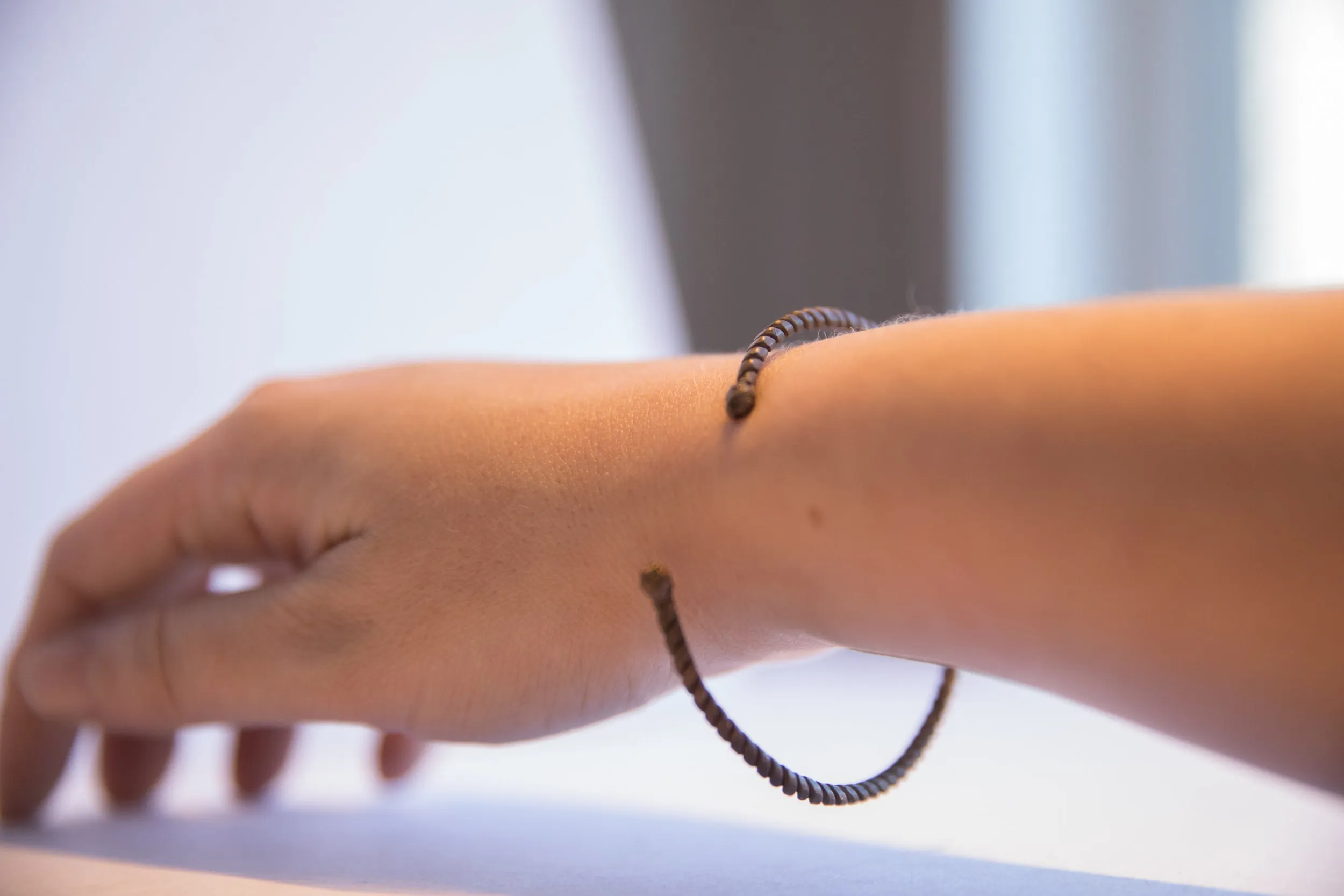Vintage African Thin Cuff Bracelet