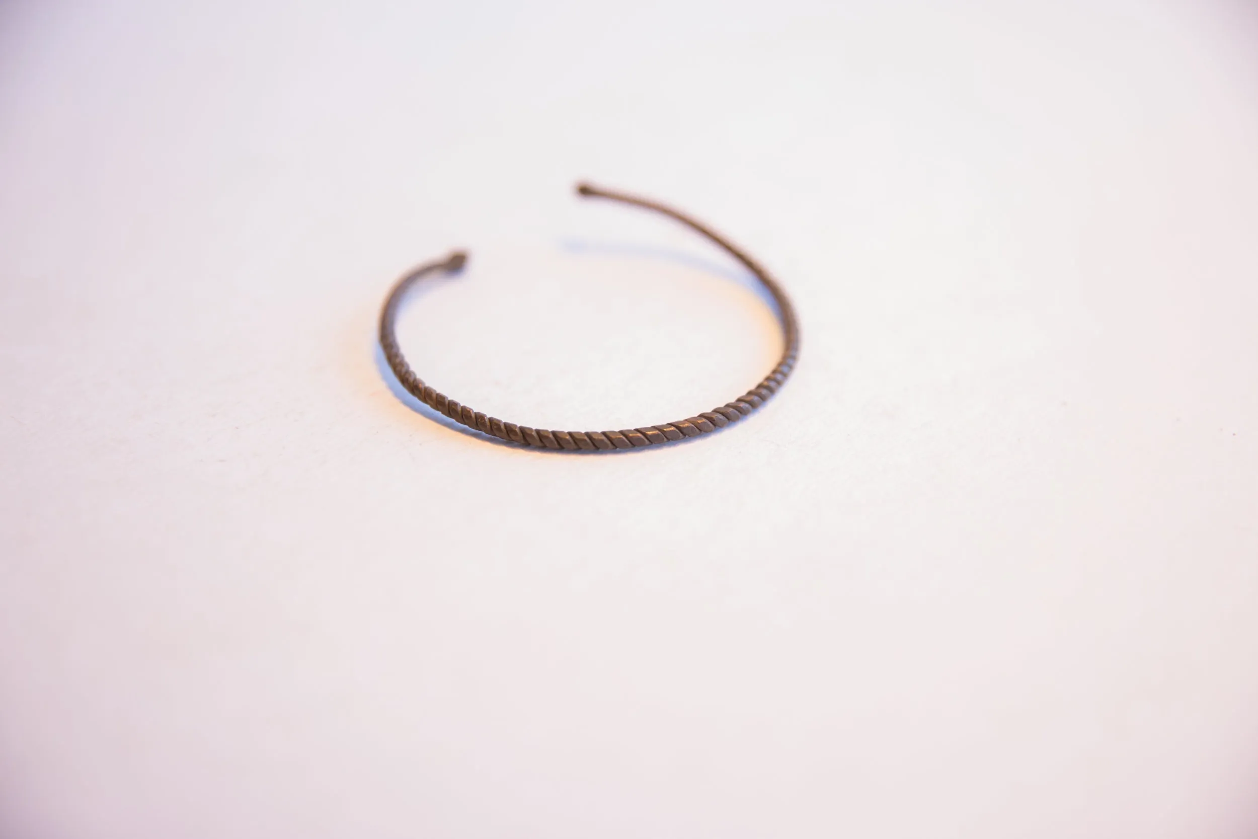 Vintage African Thin Cuff Bracelet