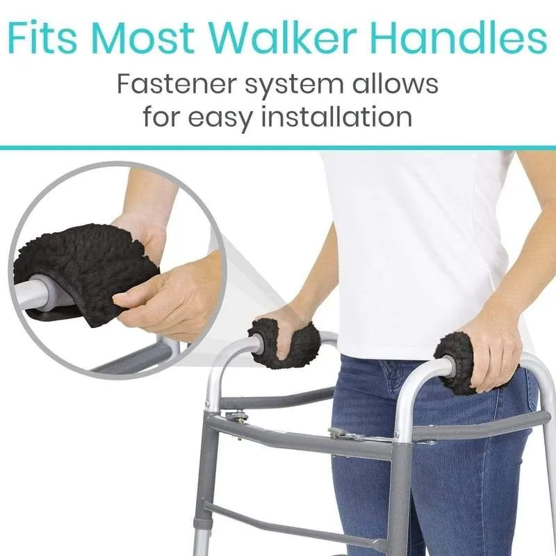 Vive Sheepskin Walker Grips